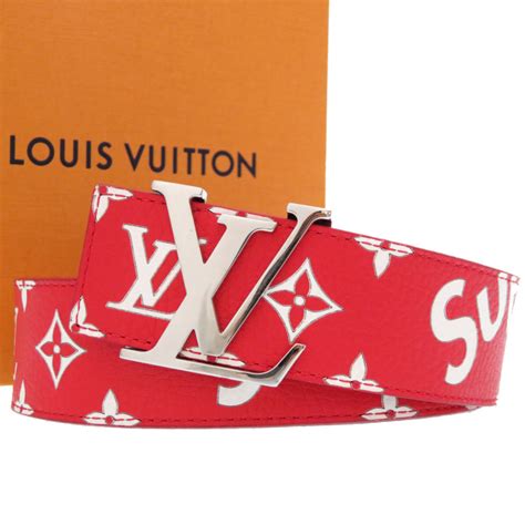 louis vuitton supreme belt white|louis vuitton supreme calfskin.